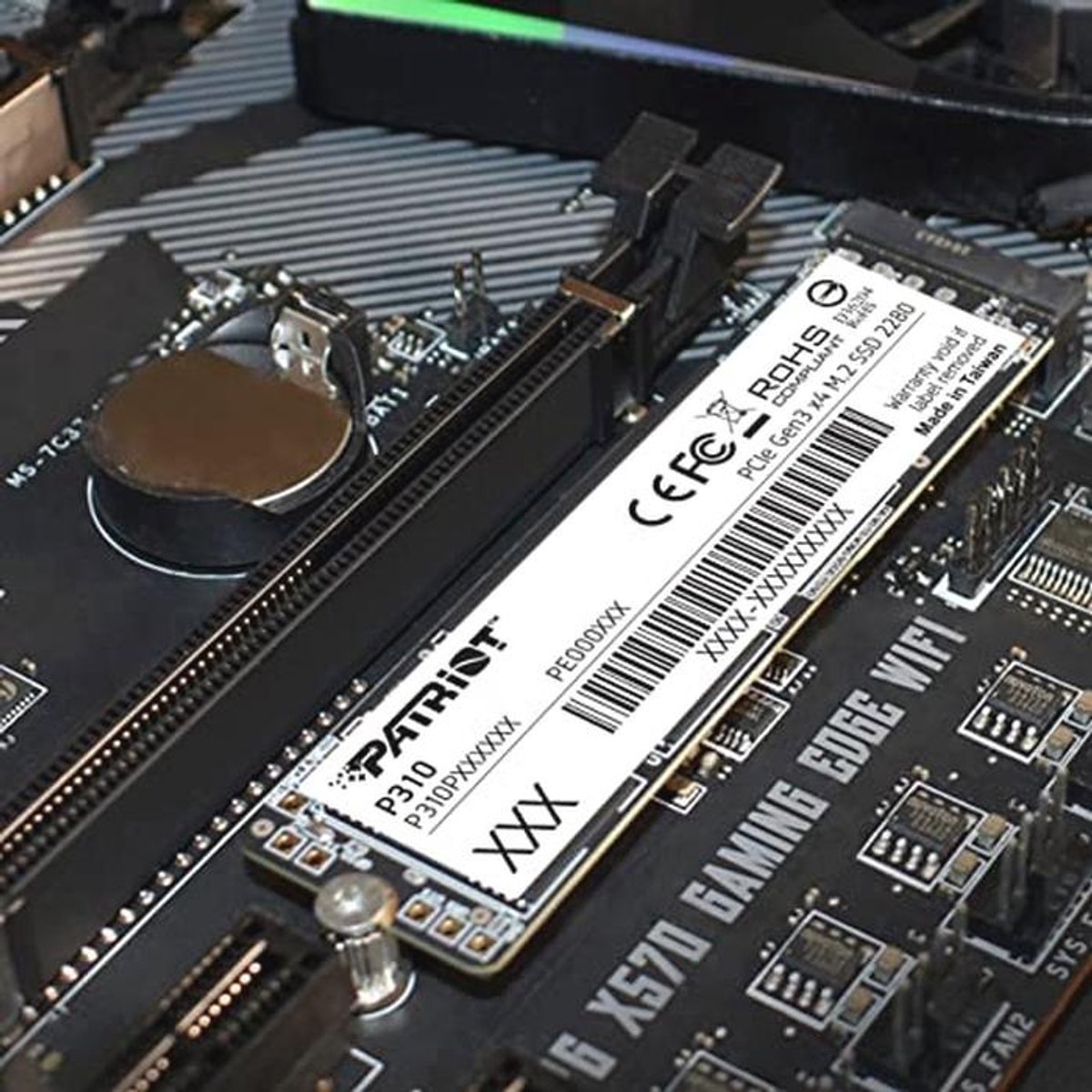 Patriot p310 240gb ssd nvme gen 3x4 1002400 8 orig - Patriot P310 240GB M.2 NVMe SSD