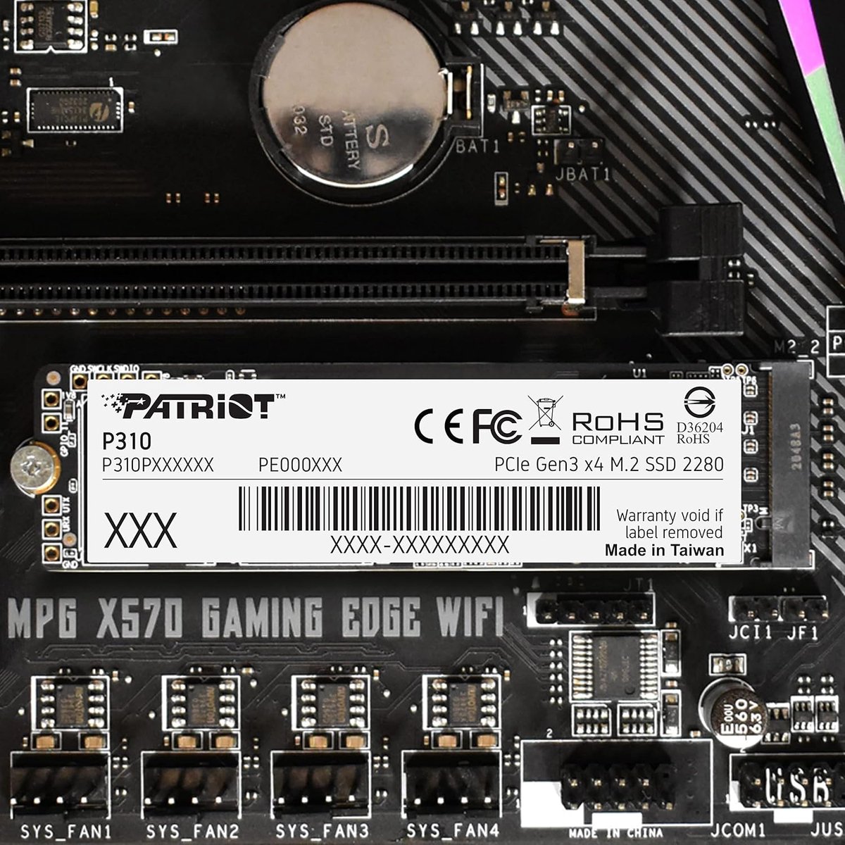 P310 240GB NVMe PCIe Gen3 x4 M.2 2280 SSD - afbeelding 2