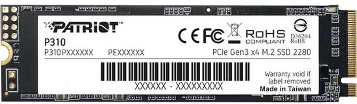 Patriot Patriot P310 240Gb Internal Ssd - Nvme Pcie Gen 3X4 - M.2 2280 - High Performance Solid State Drive - P310P240Gm28