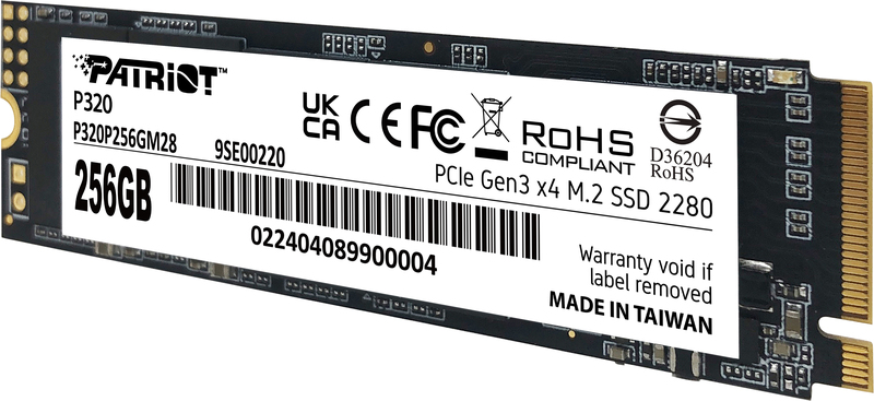 Patriot p320 256gb ssd 4 orig - Patriot P320 256GB M.2 NVMe SSD
