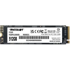 P320 512GB NVMe PCIe Gen 3x4 M.2 2280 SSD