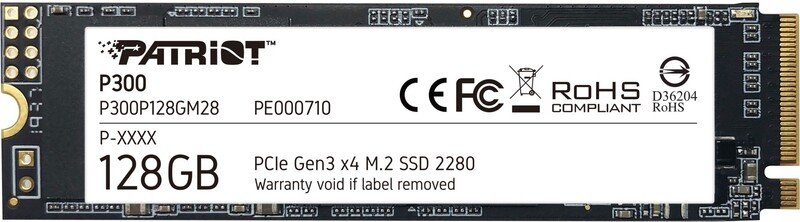 Patriot viper p300 interne ssd 128gb m - Patriot P300 128GB M.2 PCIe NVMe SSD