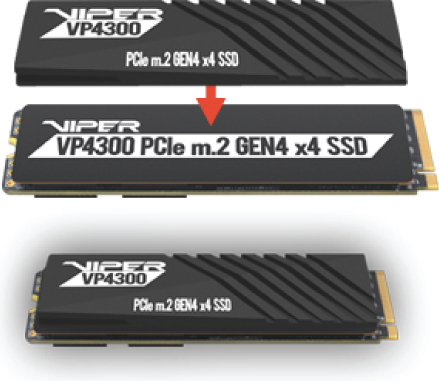 Patriot vp4300 2tb heatsink m 2 ssd 5 orig - Patriot Viper VP4300 2TB M.2 NVMe SSD