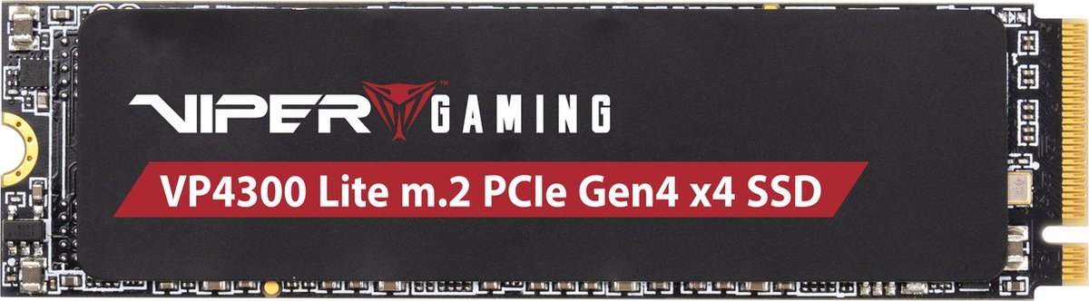 Patriot Patriot Viper Vp4300L - Interne Ssd - 4Tb - M.2 2280 - Pcie Gen 4X4 Nvme - 7400 Mb/S - Geschikt Voor Ps5