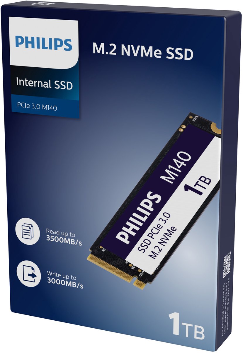 M140 1TB M.2 NVMe PCIe Gen3 SSD - afbeelding 6