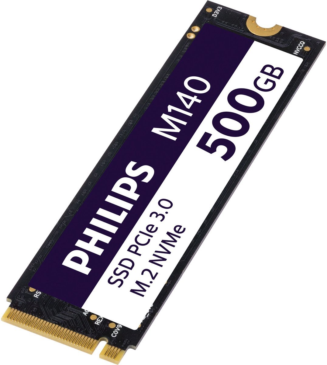 Philips Philips Interne Solid State Drive - 500 Gb - Lezen 3500 Mb/S - Schrijven 2800 Mb/S - Voor Desktop-Pc'S, Notebooks, Gaming, Grafische En Videobewerking - M.2 M140 - Nvme Pcie Gen3