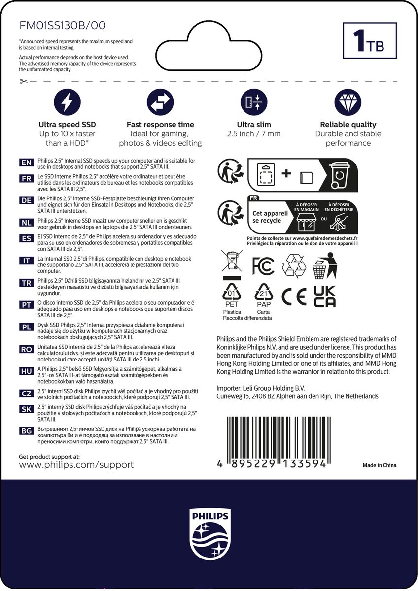 S130 Ultra Speed 1TB 2.5" SATA III Internal SSD - afbeelding 8