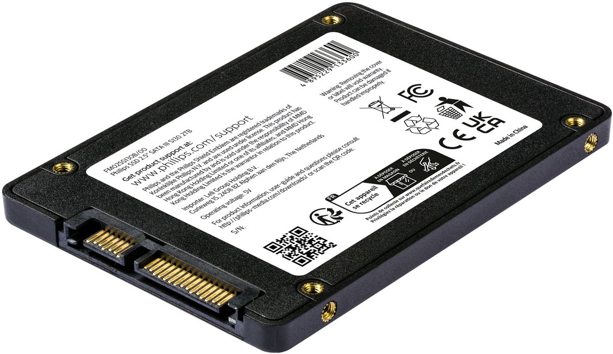 Philips Interne Ssd 2.5" Sata Iii - 2 Tb - Leessnelheid Tot 550 Mb/S - opslag - afbeelding 3