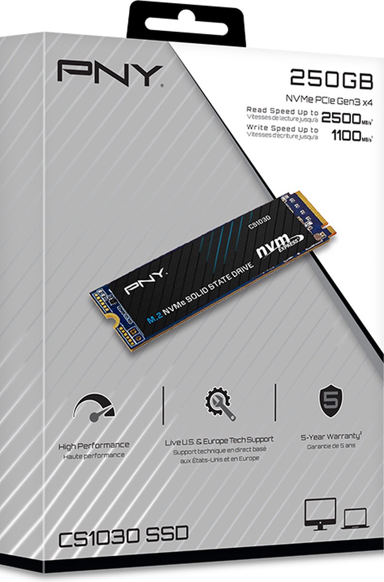 CS1030 M.2 NVMe 250GB PCI Express 3.0 SSD - afbeelding 5