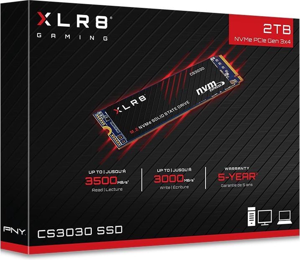 XLR8 CS3030 2TB M.2 NVMe SSD - afbeelding 5
