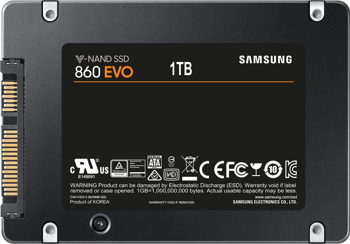 860 EVO 1TB SATA III 2.5-inch Internal SSD - afbeelding 4