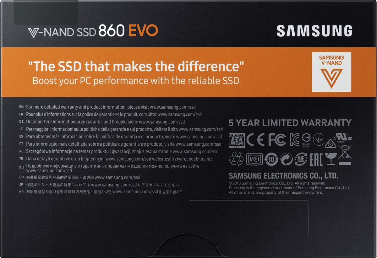 860 EVO 1TB SATA III 2.5-inch Internal SSD - afbeelding 5