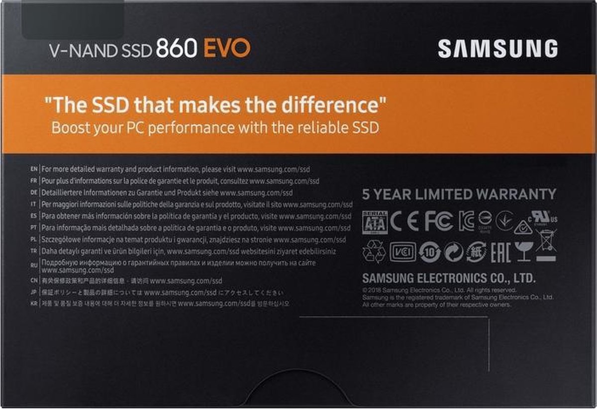 860 EVO 1TB SATA III 2.5-inch Internal SSD - afbeelding 8