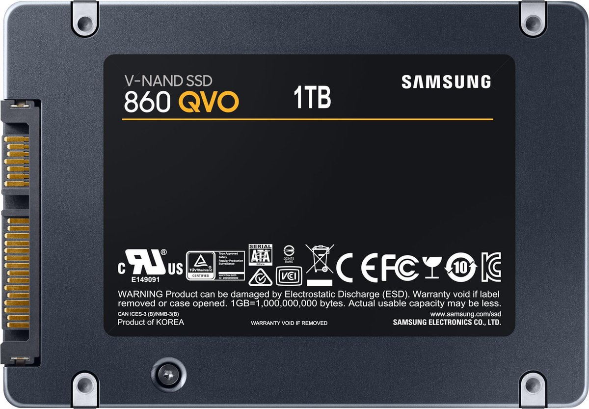 860 QVO 1TB 2.5-inch SATA III SSD - afbeelding 6