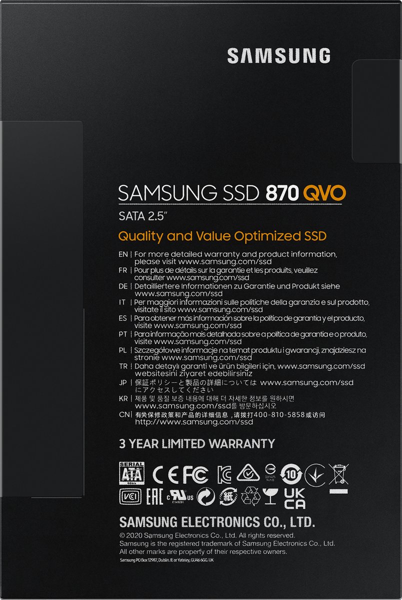 Samsung 870 qvo interne ssd 2 5 3429894 5 orig - Samsung 870 QVO 4TB 2.5 inch SATA III SSD