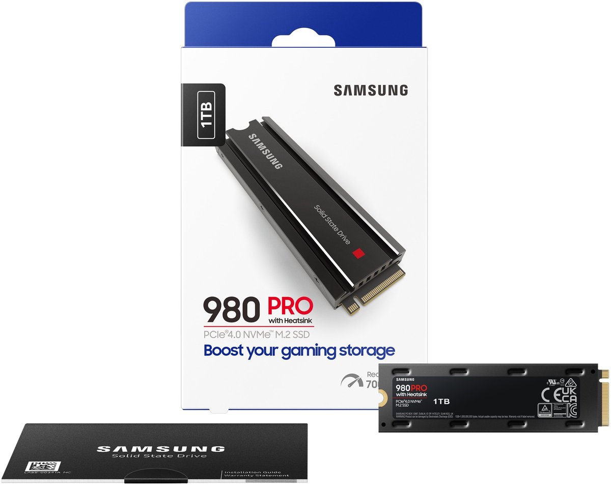 980 PRO 1TB PCIe 4.0 M.2 NVMe SSD (Heatsink) - afbeelding 8