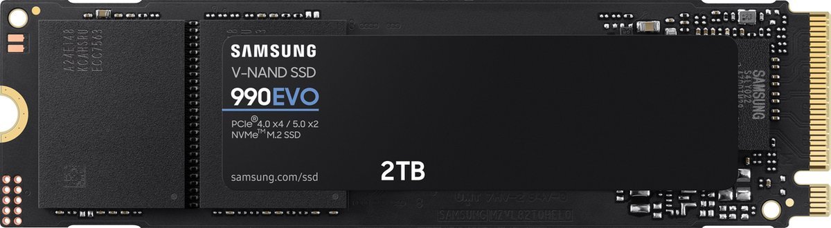 Samsung Samsung 990 Evo - Interne Ssd - Pcie 4.0 - Nvme 2.0 - 2 Tb