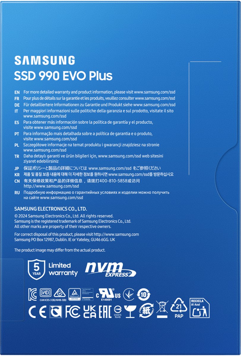 990 EVO Plus 2TB NVMe - afbeelding 3