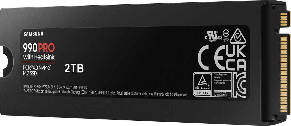 990 Pro with Heatsink 2TB (Gamers Pack) SSD - afbeelding 6