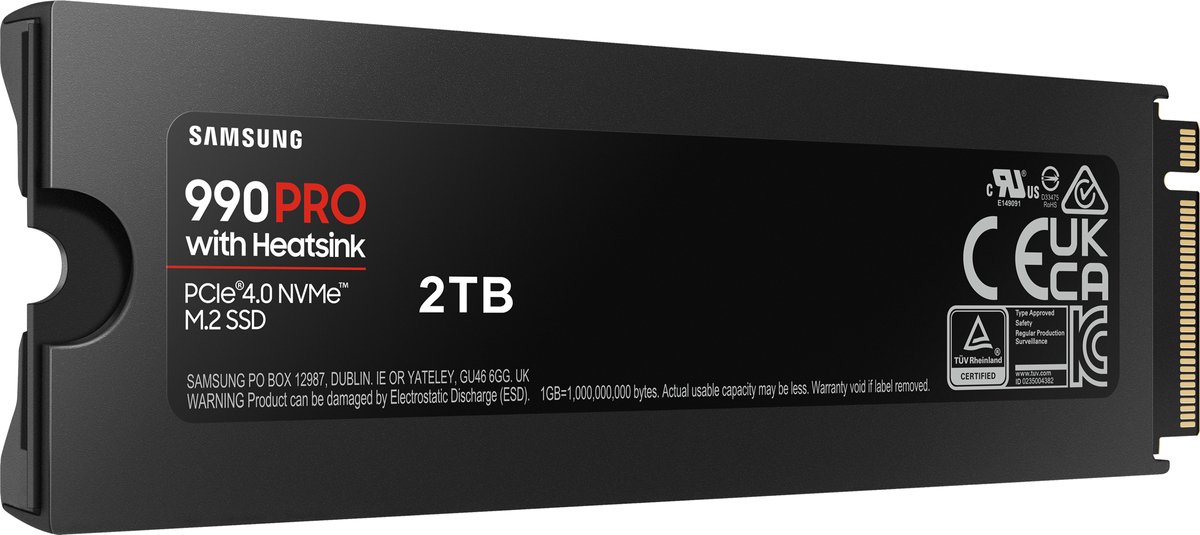 990 Pro with Heatsink 2TB (Gamers Pack) SSD - afbeelding 7
