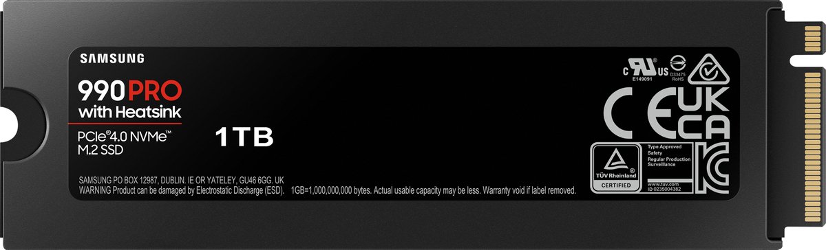 990 Pro with Heatsink 1TB SSD - afbeelding 10