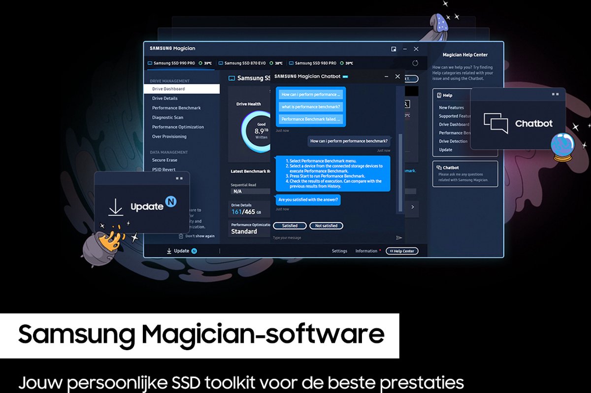 990 Pro with Heatsink 1TB SSD - afbeelding 3