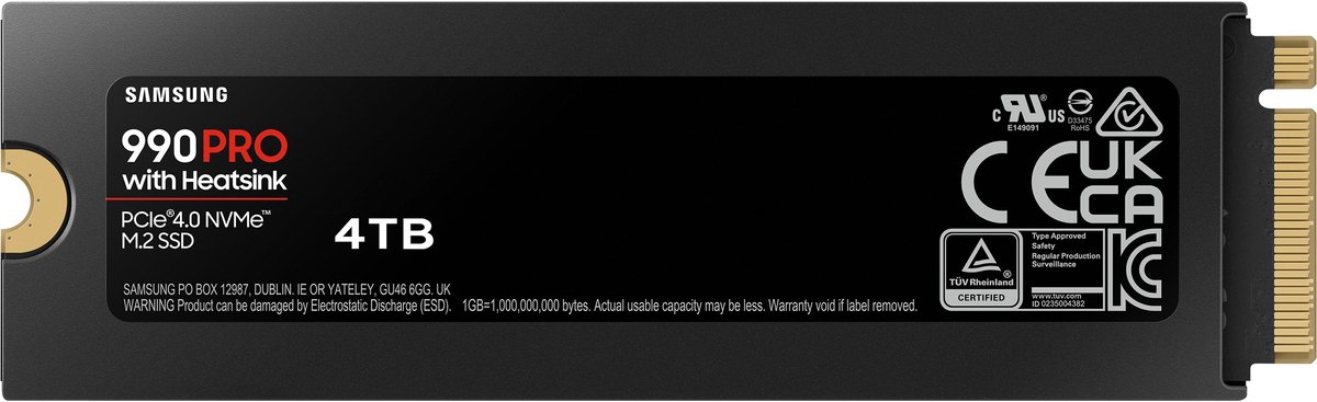 990 Pro with Heatsink 4TB SSD - afbeelding 7