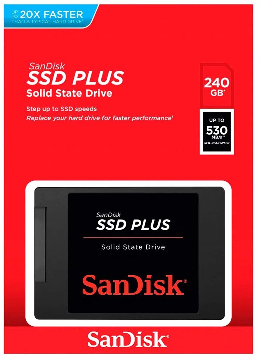 Sandisk plus 240gb 3 orig - SanDisk SSD Plus 240GB SATA