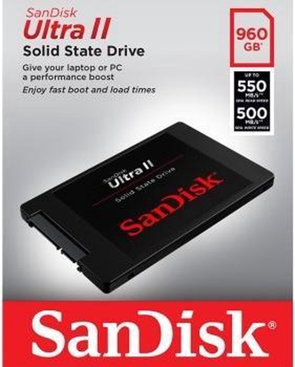 Sandisk Ultra Iie Ssd - 960 Gb opslag - afbeelding 2