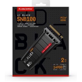 Sandisk wd black sn8100 2tb heatsink 6 orig - WD_BLACK SN8100 2TB NVMe SSD met Heatsink