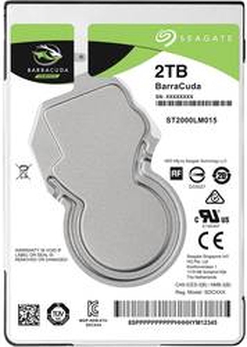 BarraCuda 2TB 2.5" Internal Hard Drive - afbeelding 2