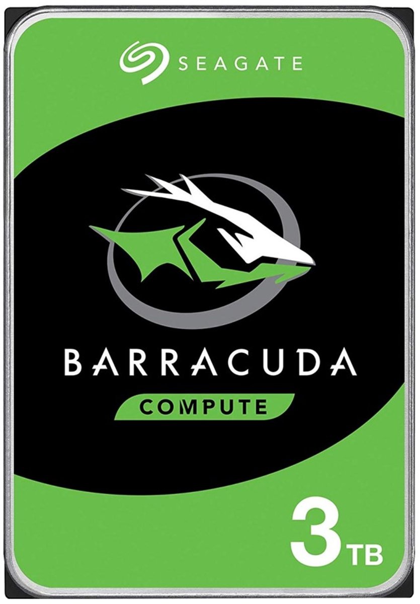 Seagate barracuda serie interne harde 3 orig - Seagate BarraCuda 3TB 5400RPM 3.5 inch SATA Harde Schijf