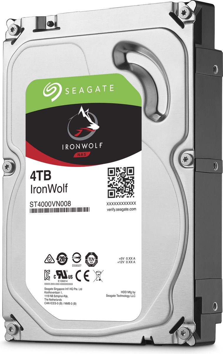 Seagate ironwolf interne harde schijf 1793864 2 orig - Seagate IronWolf 4TB NAS 5900RPM SATA III 64MB Cache 3.5" HDD