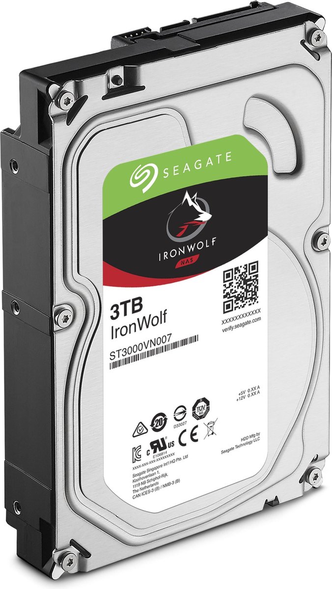 Seagate ironwolf interne harde schijf 1793864 6 orig - Seagate IronWolf 4TB NAS 5900RPM SATA III 64MB Cache 3.5" HDD