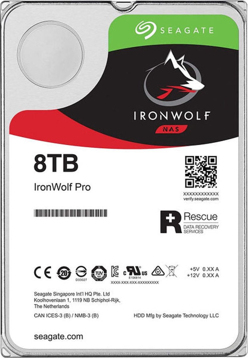 Seagate Ironwolfe Harde Schijf - 1 Tb opslag - afbeelding 4