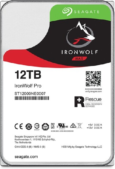 Seagate ironwolf pro 12 tb harde schij 4 orig - Seagate IronWolf Pro 12TB HDD