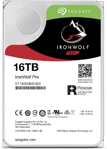Seagate ironwolf pro 16 tb harde schij 4 orig - Seagate IronWolf Pro 16TB HDD