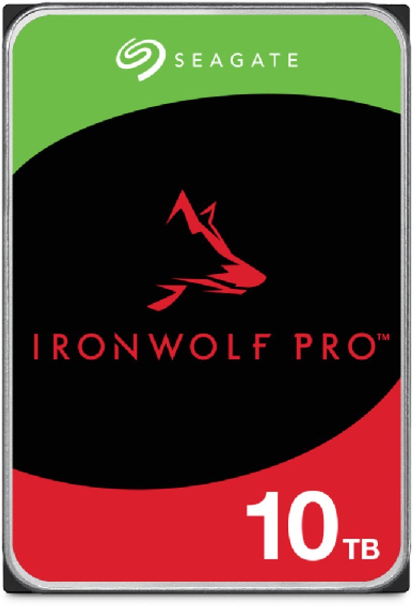 Seagate Seagate Ironwolf Pro St10000Nt001 Interne Harde Schijf 10 Tb 7200 Rpm 256 Mb 3.5" Sata Iii