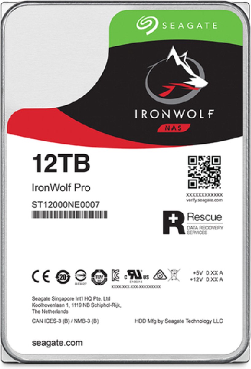IronWolf Pro 12TB NAS Hard Drive - afbeelding 4