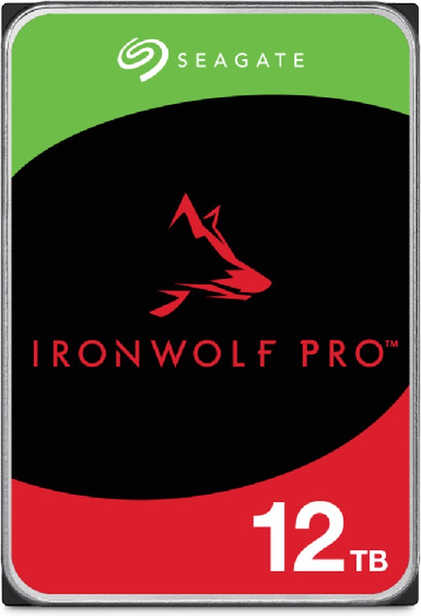 Seagate Seagate Ironwolf Pro St12000Nt001 Interne Harde Schijf 12 Tb 7200 Rpm 256 Mb 3.5" Sata Iii