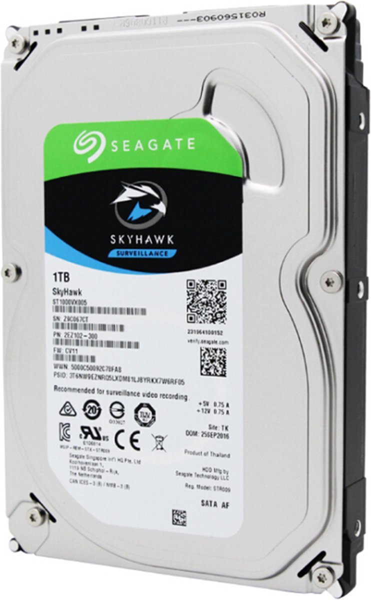 Seagate Seagate Skyhawk - Interne Harde Schijf - 1000 Gb