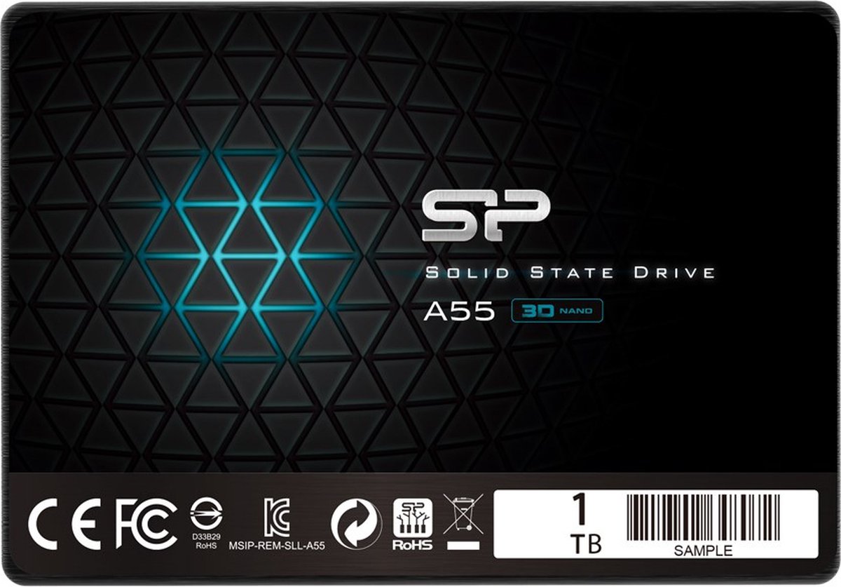 Silicon Power - Ace A55 - 1Tbe Ssd - 2,5 Inch - Sata Iii - 3D Nand opslag - afbeelding 6