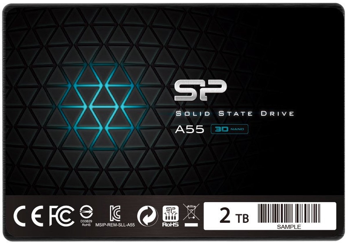 Silicon Power - Ace A55 - 2Tbe Ssd - 2,5 Inch - Sata Iii - 3D Nand opslag - afbeelding 6