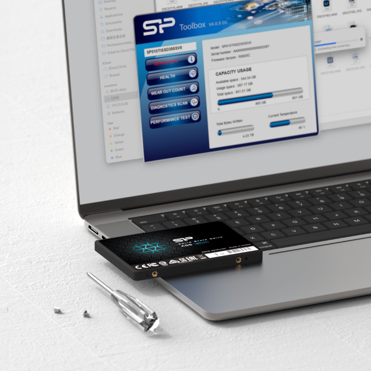 Silicon Power - Ace A55 - 4Tbe Ssd - 2,5 Inch - Sata Iii - 3D Nand opslag - afbeelding 5