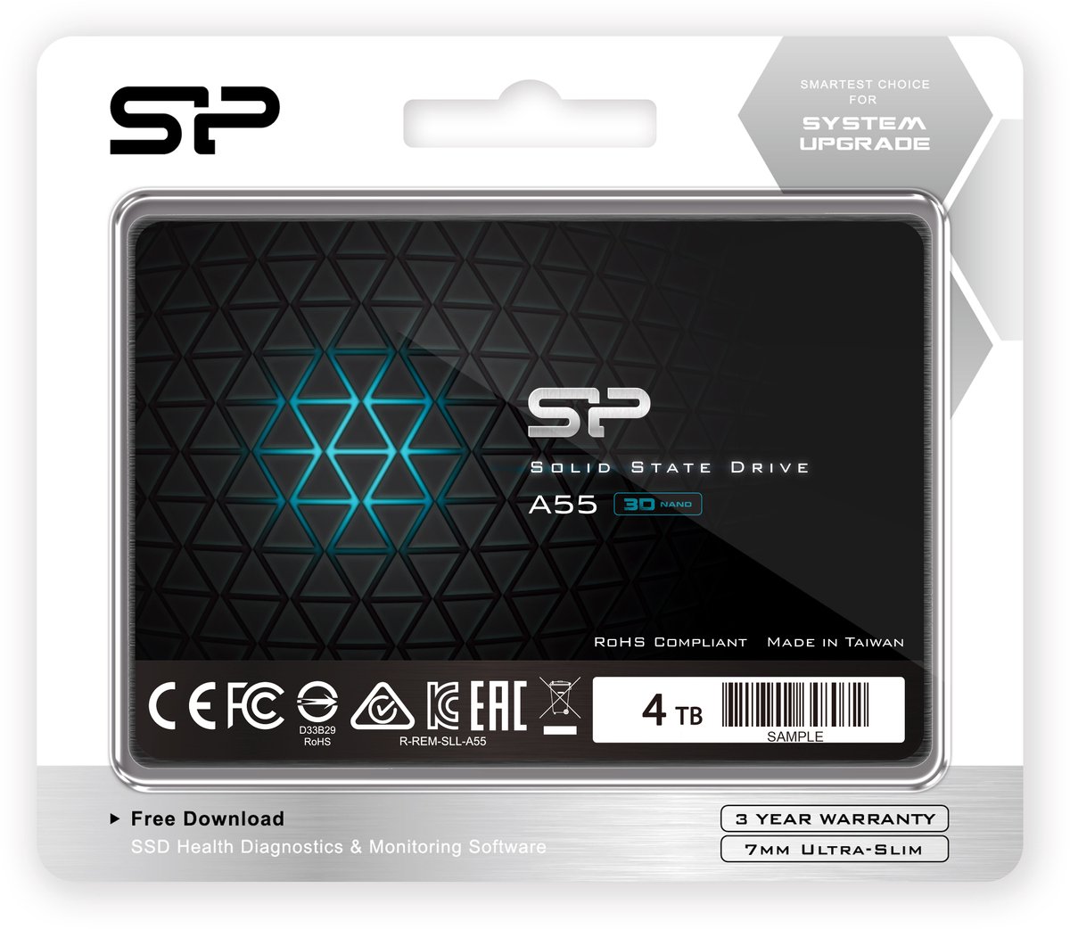 Silicon Power - Ace A55 - 4Tbe Ssd - 2,5 Inch - Sata Iii - 3D Nand opslag - afbeelding 6