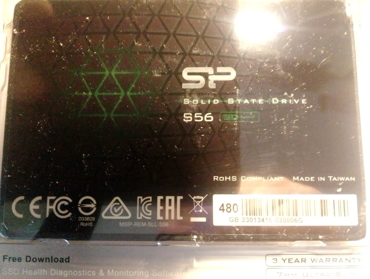 Slim S56 480GB 2.5" SATA III SSD - afbeelding 3