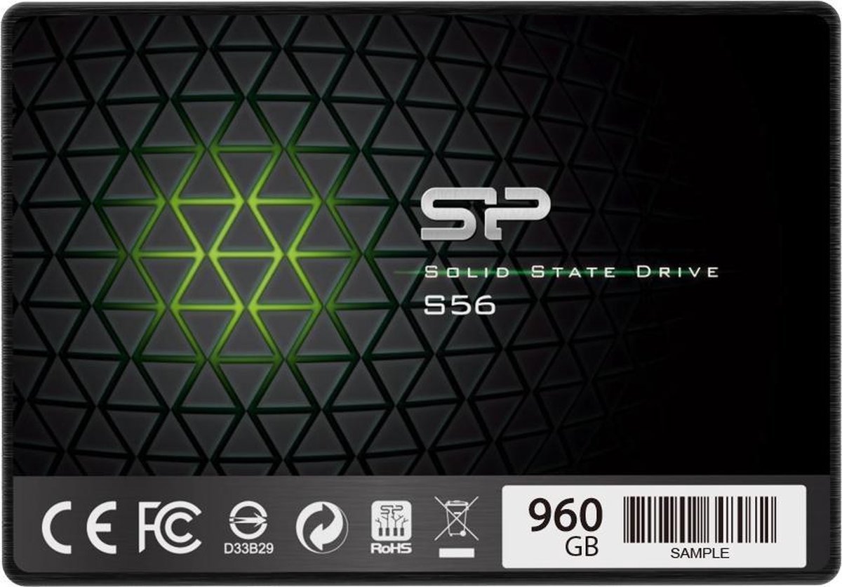 Silicon Power Silicon Power Slim S56 | 480Gb Sata Ssd | 2.5'' | 560Mb/S Lezen | 530Mb/S Schrijven