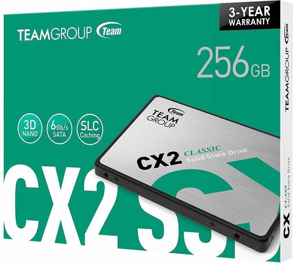 Team Group Cx2 2.5" 256 Gb Sata Iii 3D Nand opslag - afbeelding 5