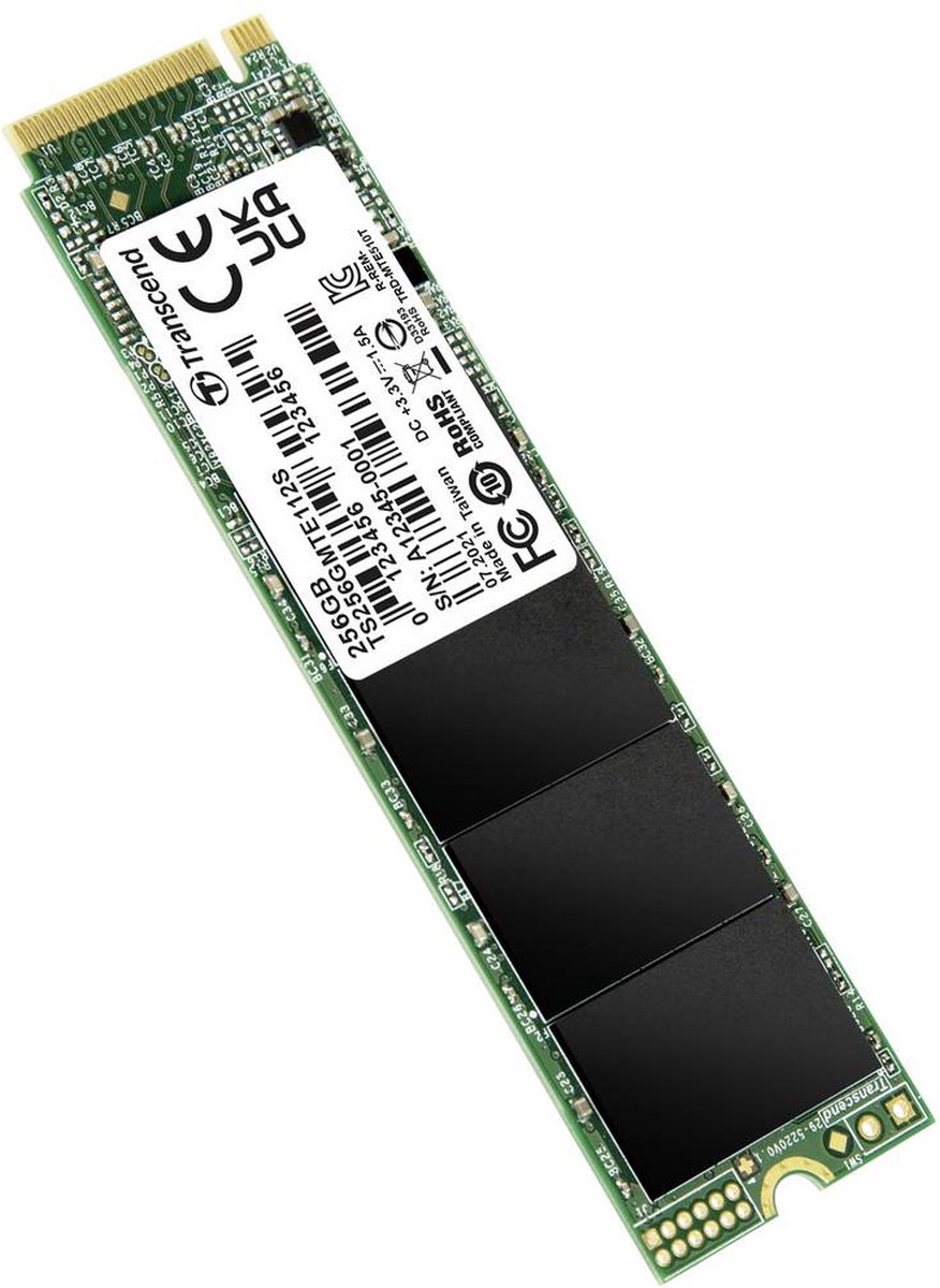 Transcend 112S 256 Gb Nvme/Pcie M.2 Ssd 2280 Harde Schijf Pcie Nvme 3.0 X4 opslag - afbeelding 4