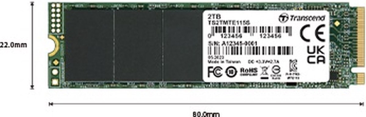 TS1TMTE115S 1TB SSD - afbeelding 2